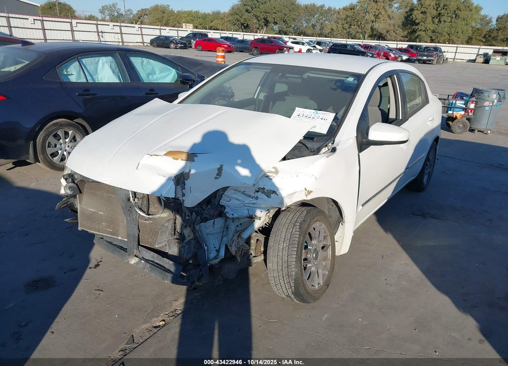2012 NISSAN SENTRA VIN: 3N1AB6AP0CL609645