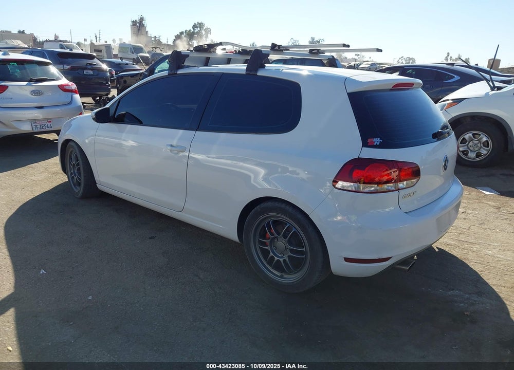 2011 VOLKSWAGEN GOLF 2.5L 2-DOOR VIN: WVWAB7AJ5BW042386