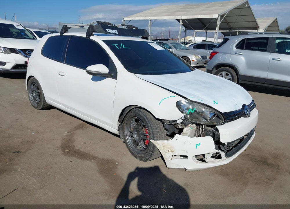 2011 VOLKSWAGEN GOLF 2.5L 2-DOOR VIN: WVWAB7AJ5BW042386