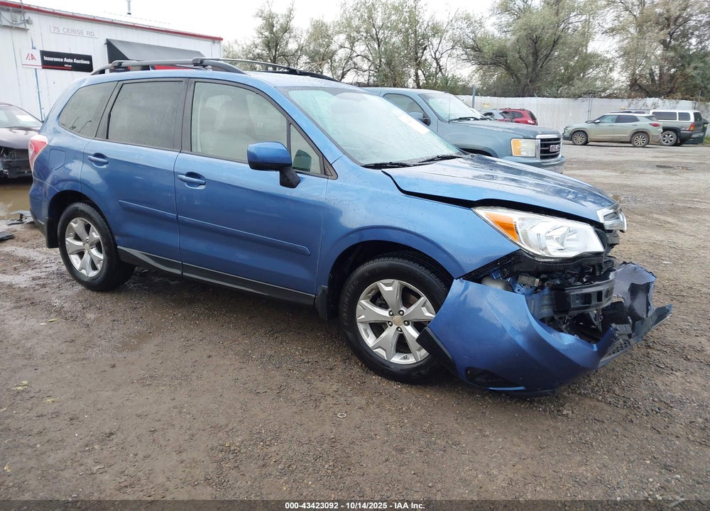 2016 SUBARU FORESTER 2.5I PREMIUM VIN: JF2SJADC4GH490004