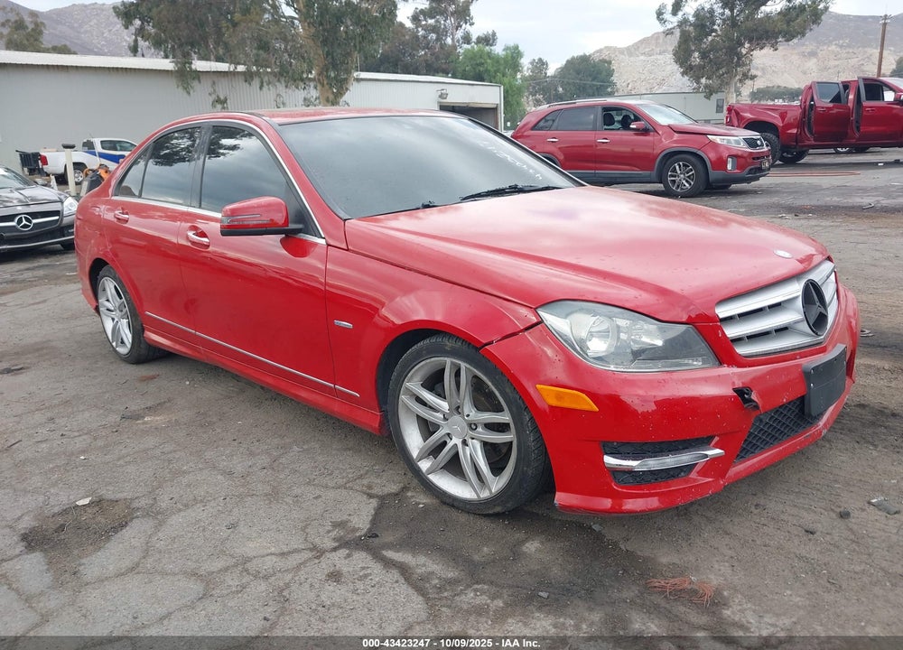 2012 MERCEDES-BENZ C 250 SPORT VIN: WDDGF4HB8CR213942