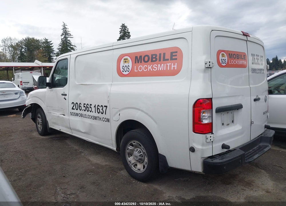 2021 NISSAN NV CARGO NV2500 HD SV STANDARD ROOF V6 VIN: 1N6BF0KY3MN810190