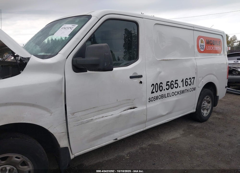 2021 NISSAN NV CARGO NV2500 HD SV STANDARD ROOF V6 VIN: 1N6BF0KY3MN810190