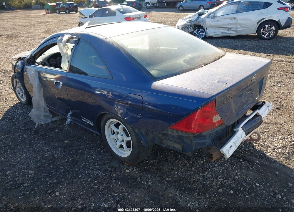 2001 HONDA CIVIC EX VIN: 1HGEM21901L065404