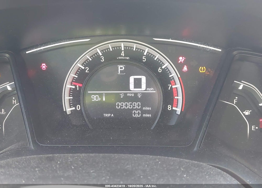 2017 HONDA CIVIC LX VIN: 2HGFC2F54HH531601