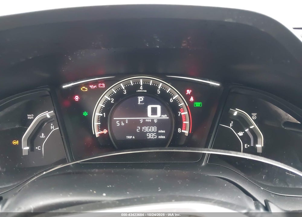2016 HONDA CIVIC VIN: 19XFC2F51GE014944