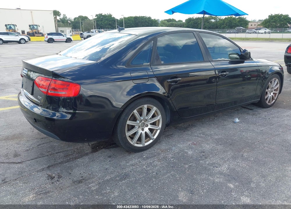 2011 AUDI A4 VIN: WAUAFAFL0BN011531