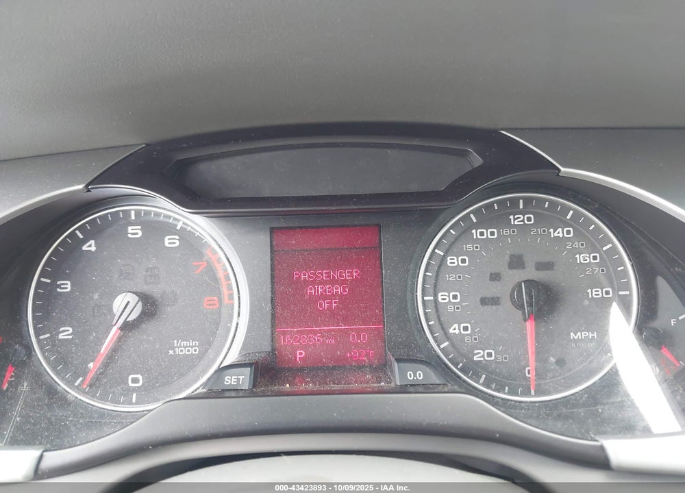 2011 AUDI A4 VIN: WAUAFAFL0BN011531