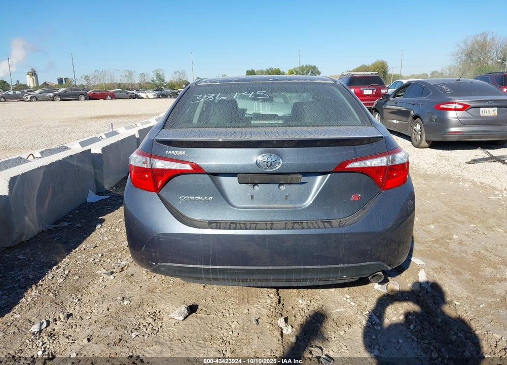 2015 TOYOTA COROLLA S PLUS VIN: 2T1BURHE2FC386145