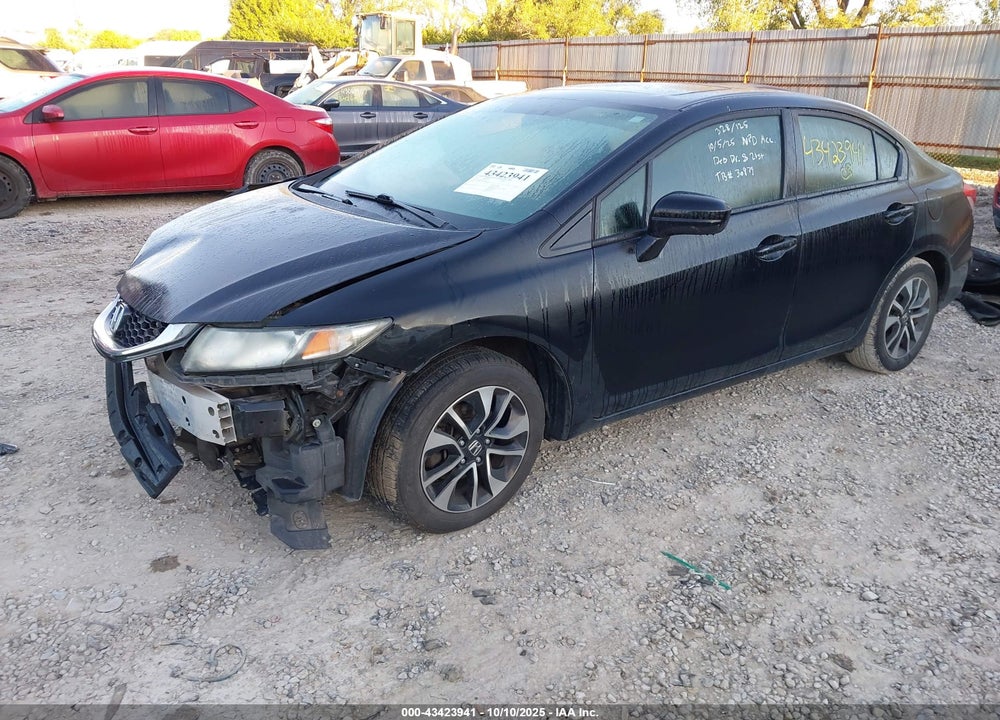 2014 HONDA CIVIC EX VIN: 19XFB2F82EE200812