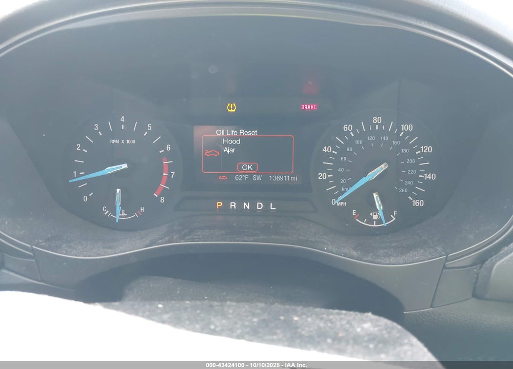 2019 FORD FUSION S VIN: 3FA6P0G77KR229728