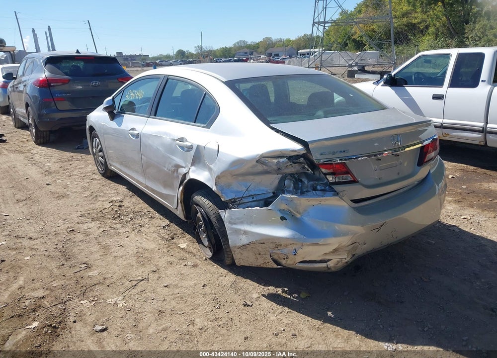 2013 HONDA CIVIC VIN: 19XFB2E55DE081305