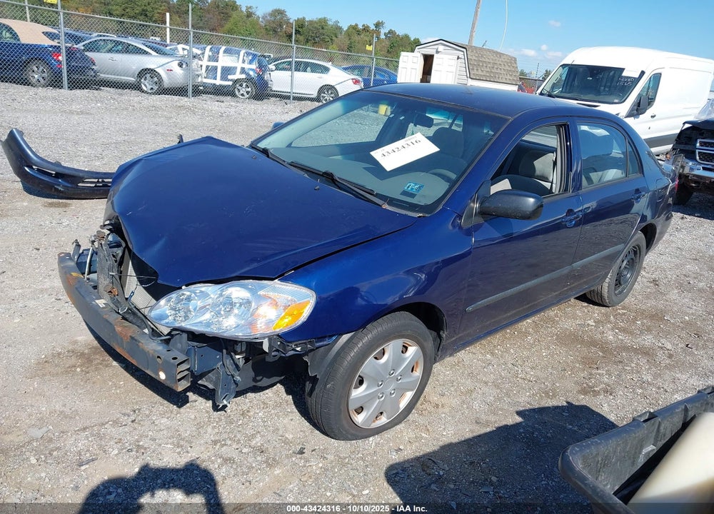 2004 TOYOTA COROLLA CE VIN: 2T1BR32E04C276876