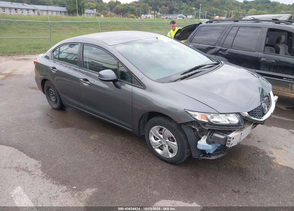 2013 HONDA CIVIC LX VIN: 19XFB2F55DE079116