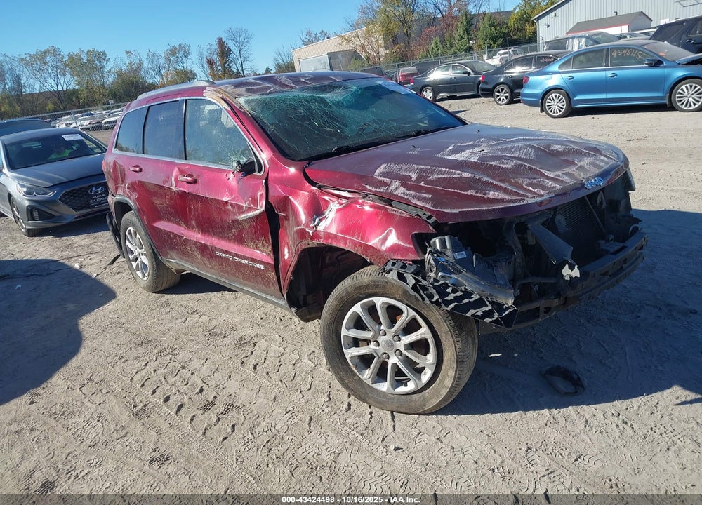 2016 JEEP GRAND CHEROKEE LAREDO VIN: 1C4RJFAG3GC348922