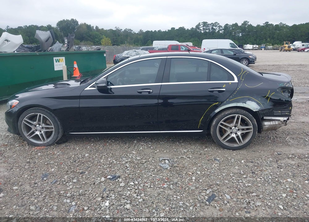 2016 MERCEDES-BENZ C CLASS VIN: WDDWF4JB0GR171679