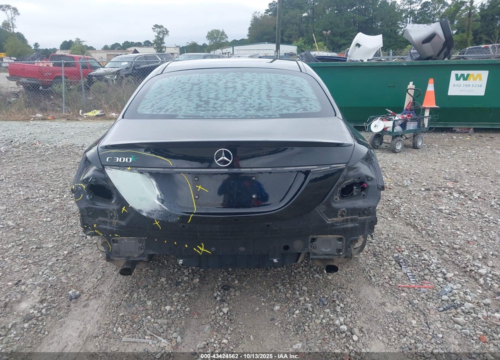 2016 MERCEDES-BENZ C CLASS VIN: WDDWF4JB0GR171679
