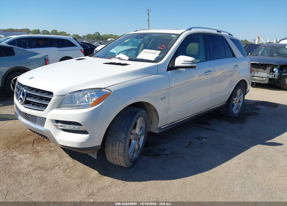 2012 MERCEDES-BENZ ML 350 4MATIC VIN: 4JGDA5HBXCA031140
