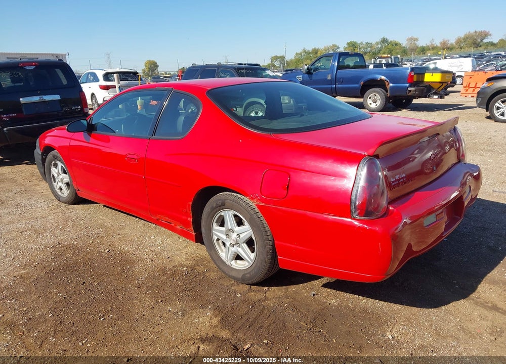 2004 CHEVROLET MONTE CARLO SS VIN: 2G1WX12K649410929