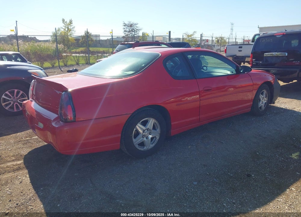 2004 CHEVROLET MONTE CARLO SS VIN: 2G1WX12K649410929