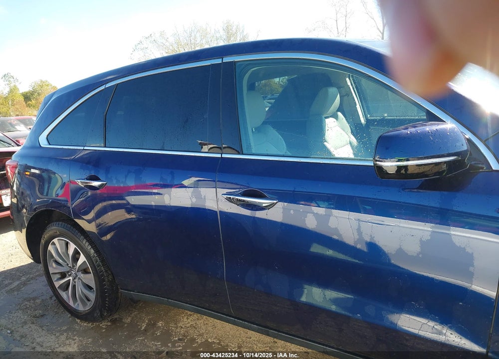 2015 ACURA MDX VIN: 5FRYD4H49FB029804