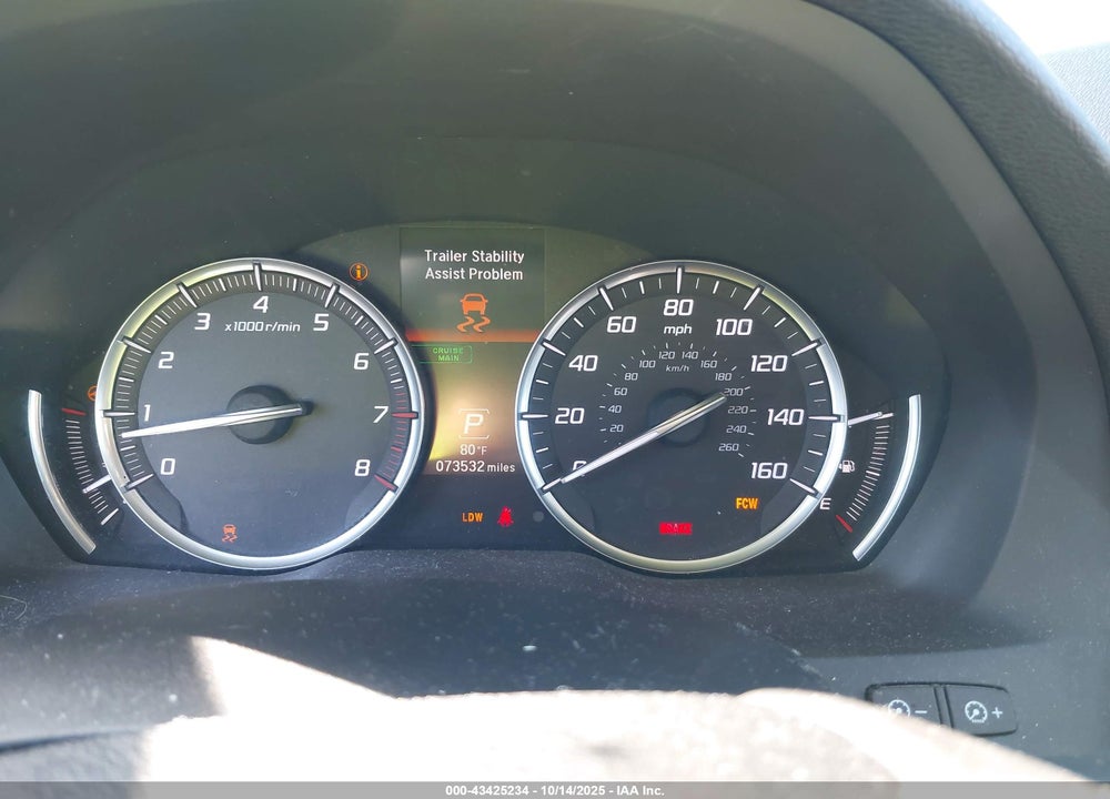 2015 ACURA MDX VIN: 5FRYD4H49FB029804