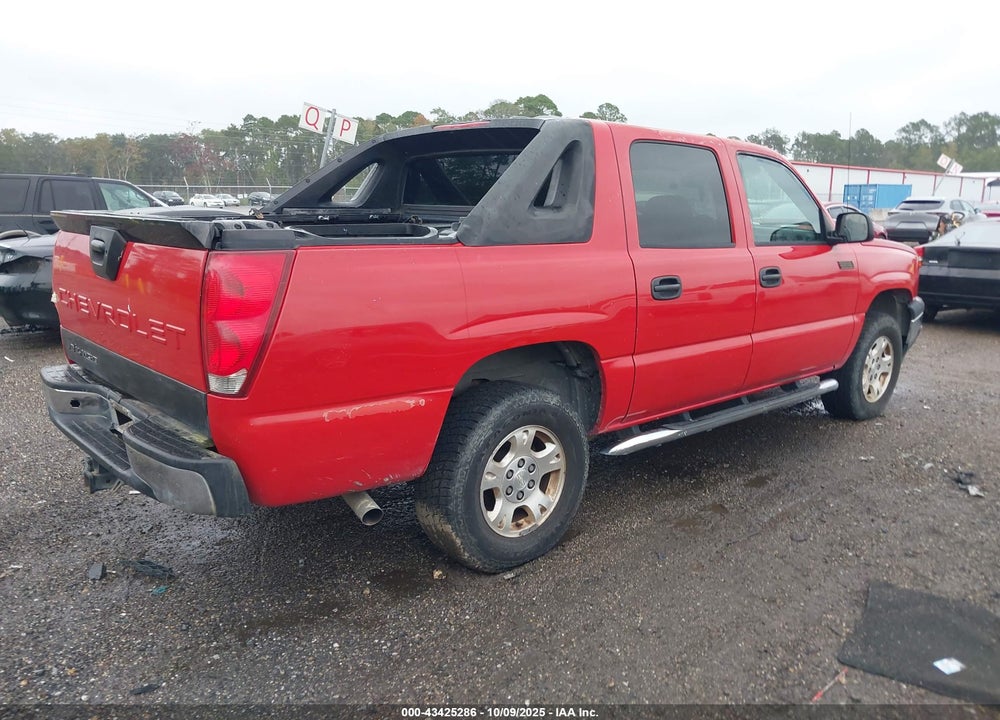 2005 CHEVROLET AVALANCHE 1500 Z66 VIN: 3GNEC12Z25G177691