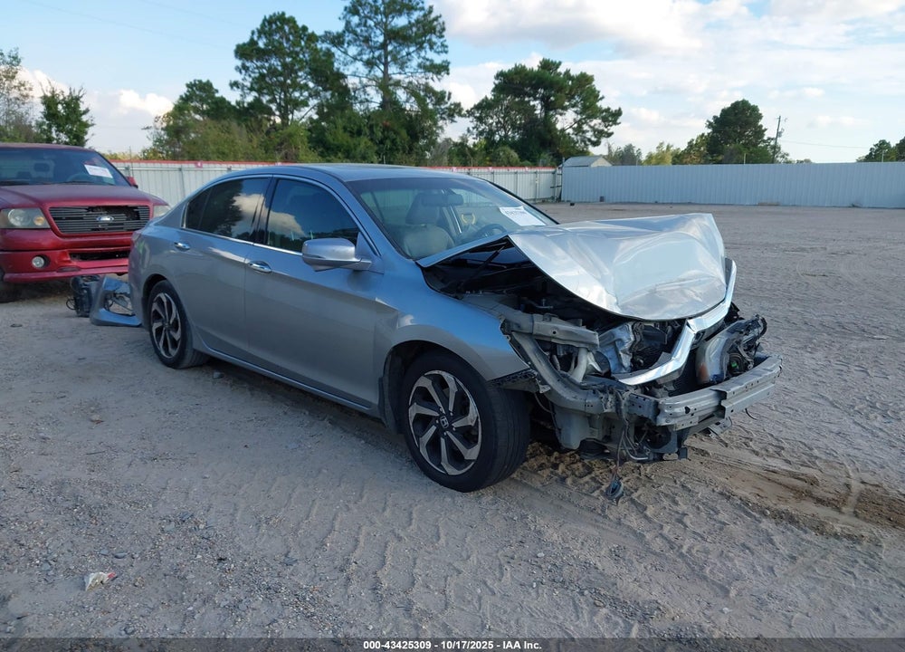 2017 HONDA ACCORD EX-L V6 VIN: 1HGCR3F8XHA011161