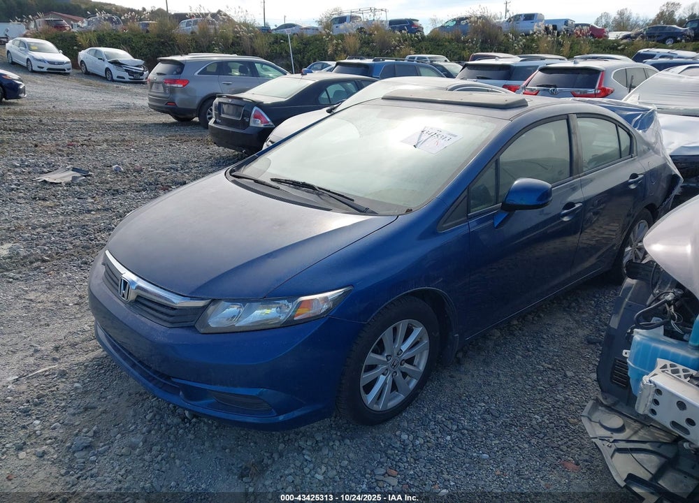 2012 HONDA CIVIC EX VIN: 19XFB2F89CE036987