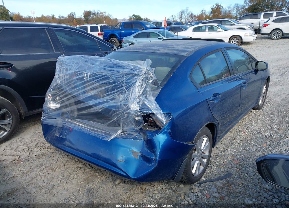 2012 HONDA CIVIC EX VIN: 19XFB2F89CE036987