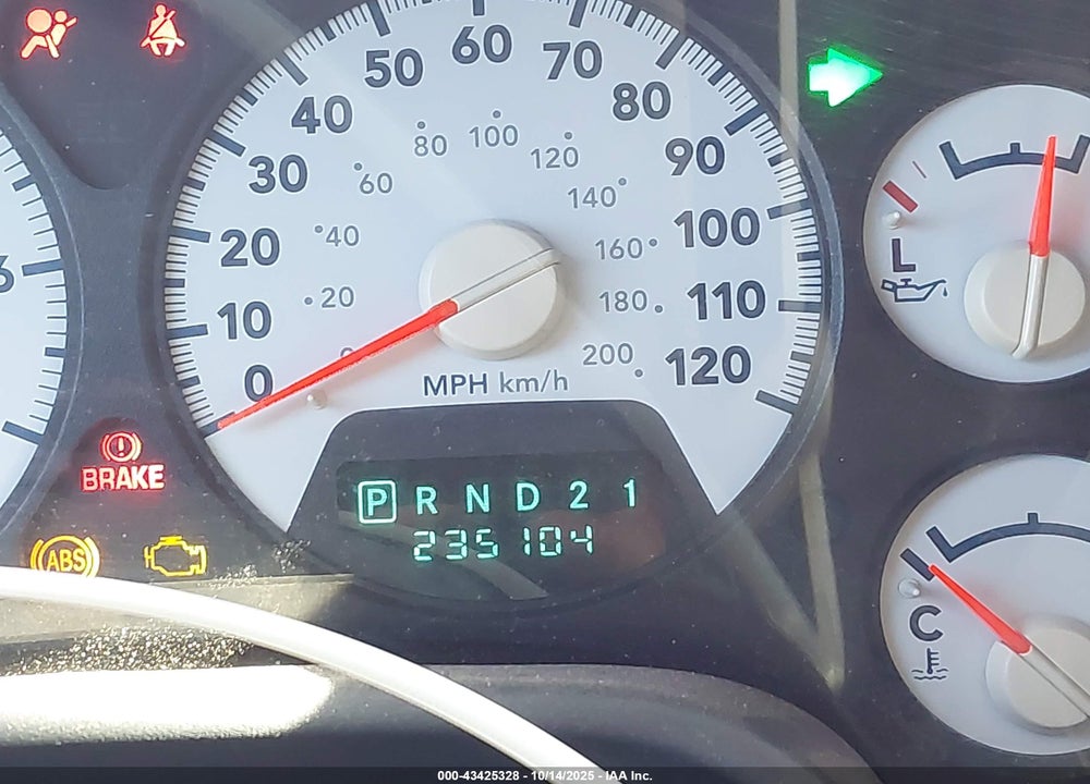 2006 DODGE RAM 1500 VIN: 1D7HU18256S670777