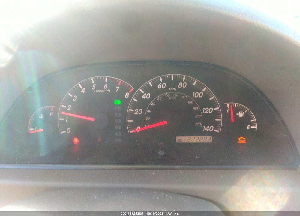 2005 TOYOTA CAMRY LE V6 VIN: 4T1BF30K95U617838