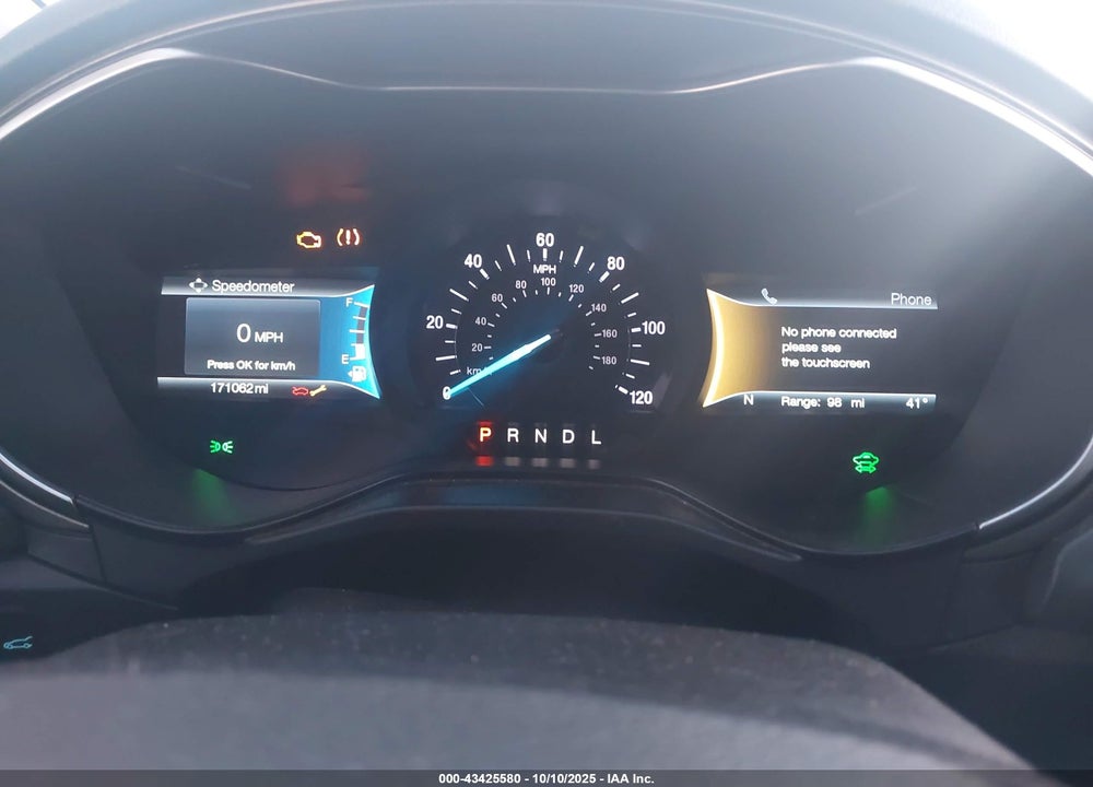 2019 FORD FUSION HYBRID SE VIN: 3FA6P0LU6KR241297