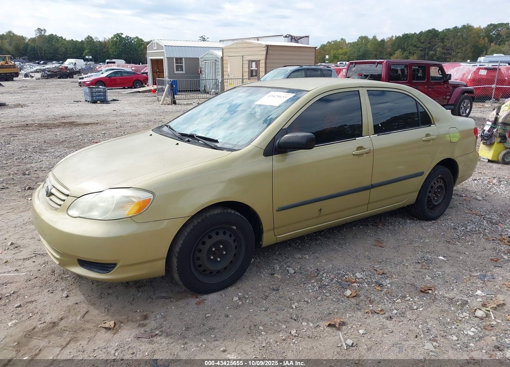 2003 TOYOTA COROLLA CE VIN: 1NXBR32E83Z021776
