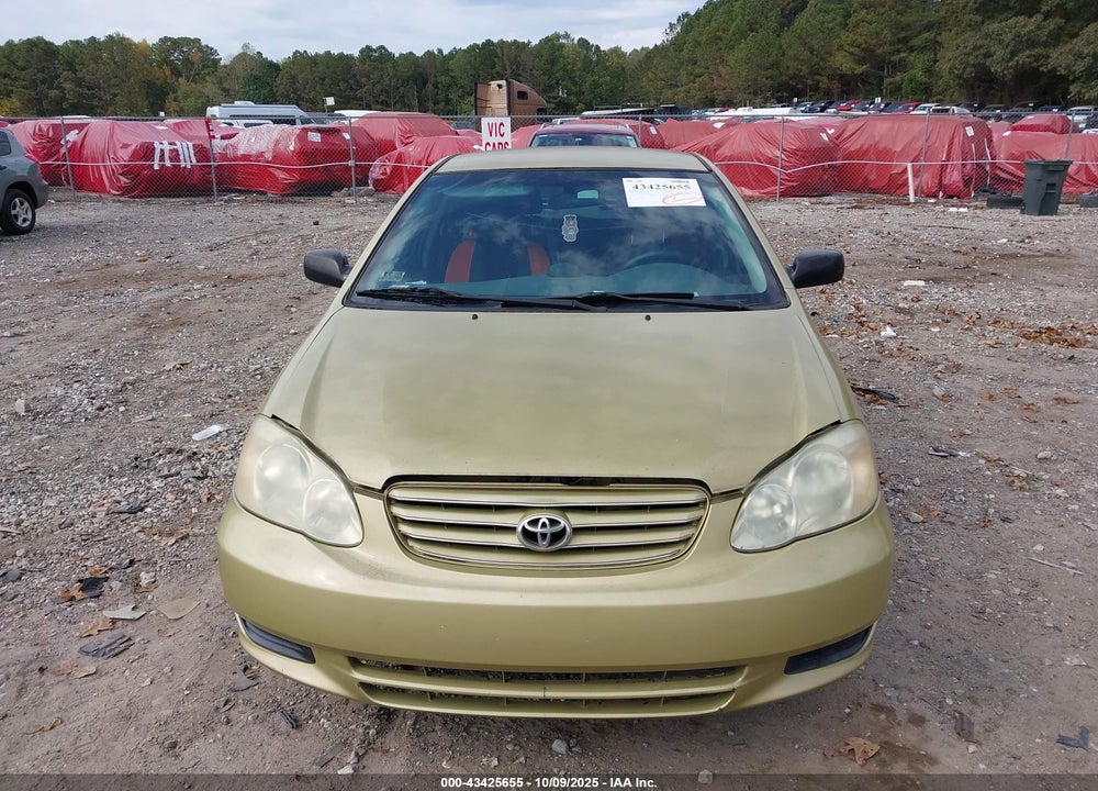 2003 TOYOTA COROLLA CE VIN: 1NXBR32E83Z021776