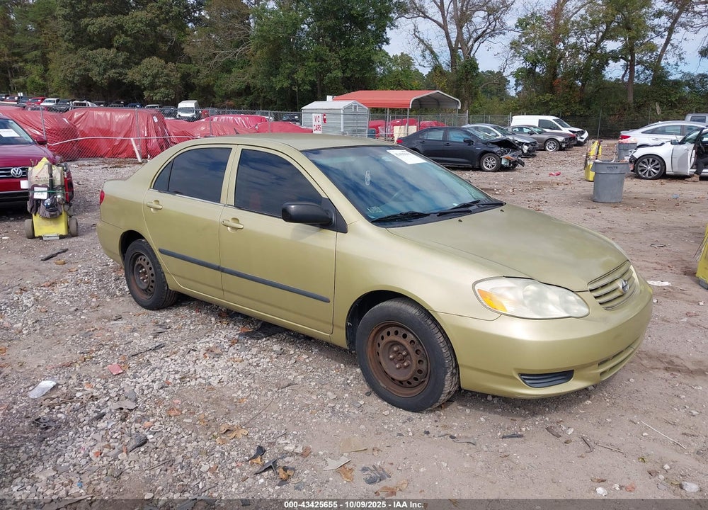 2003 TOYOTA COROLLA CE VIN: 1NXBR32E83Z021776