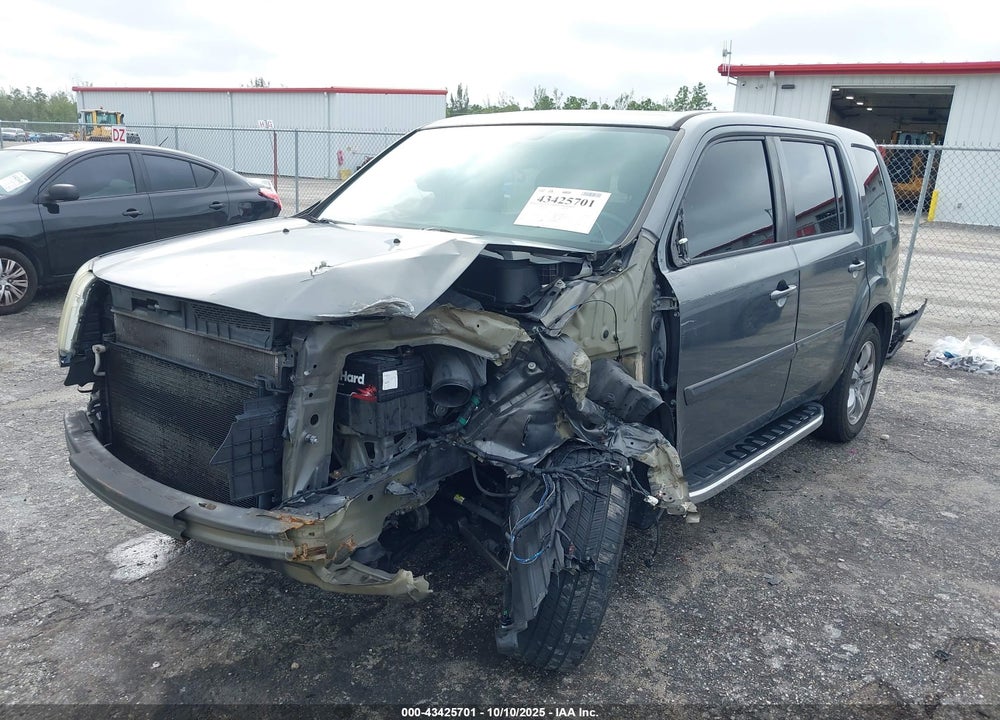 2013 HONDA PILOT EX-L VIN: 5FNYF3H55DB026829