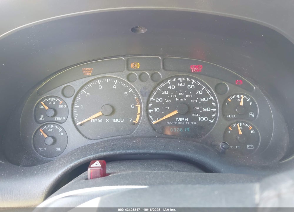 2003 CHEVROLET S-10 LS VIN: 1GCCS19H938245312