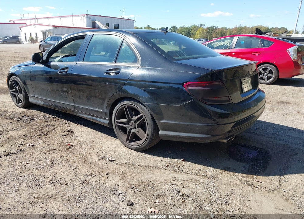 2009 MERCEDES-BENZ C CLASS VIN: WDDGF56X79R042758
