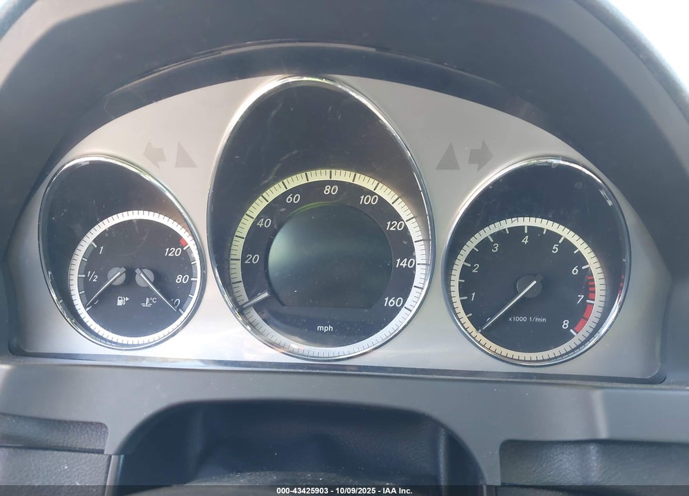 2009 MERCEDES-BENZ C CLASS VIN: WDDGF56X79R042758