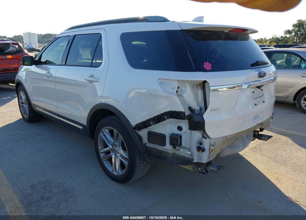 2017 FORD EXPLORER XLT VIN: 1FM5K7D83HGC53871
