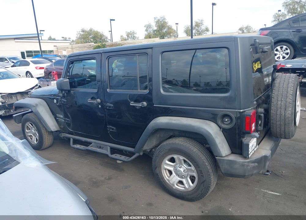 2018 JEEP WRANGLER JK UNLIMITED SPORT 4X4 VIN: 1C4BJWDG9JL884617