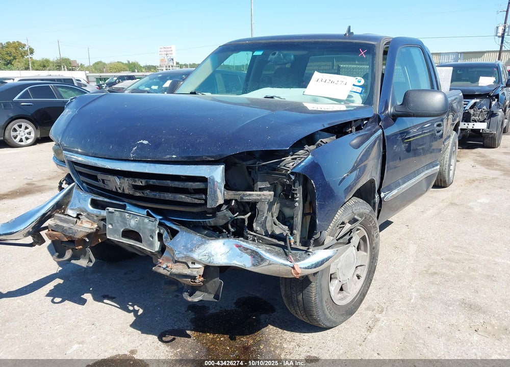 2006 GMC SIERRA 1500 VIN: 2GTEC13T961103553