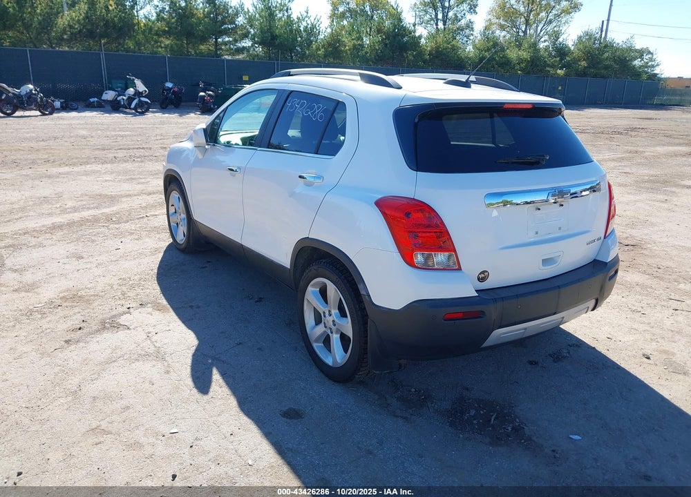 2015 CHEVROLET TRAX LTZ VIN: KL7CJNSB6FB214913