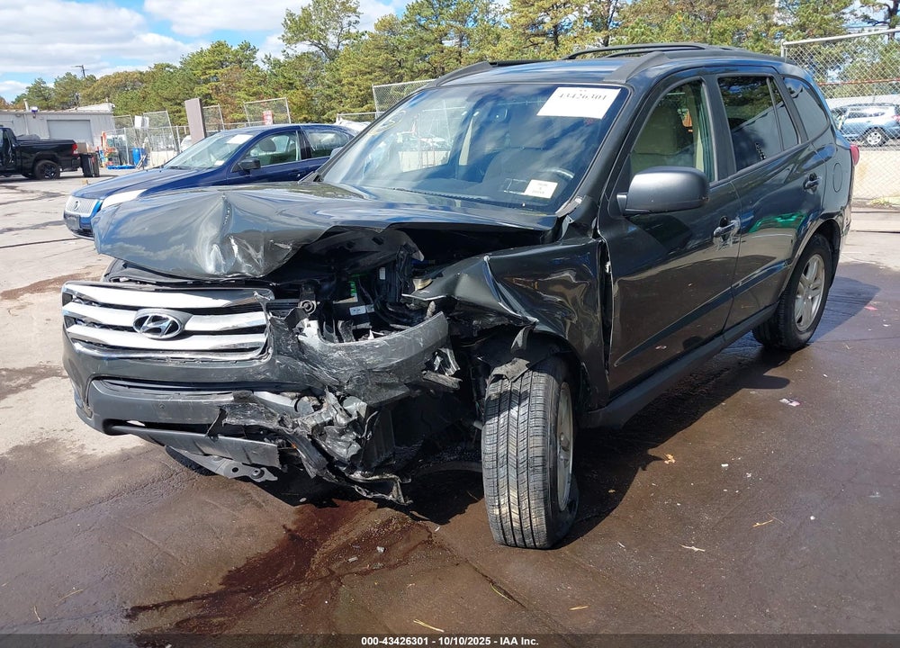 2012 HYUNDAI SANTA FE GLS VIN: 5XYZGDAB0CG105081