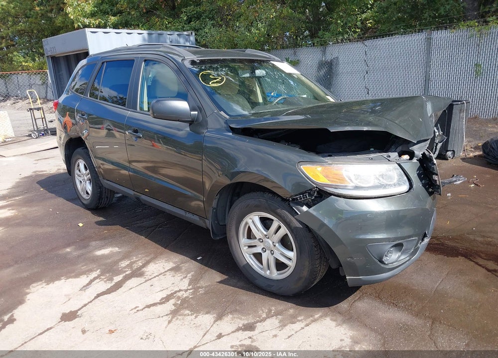 2012 HYUNDAI SANTA FE GLS VIN: 5XYZGDAB0CG105081