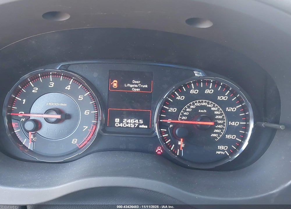 2021 SUBARU WRX PREMIUM VIN: JF1VA1C64M9823434
