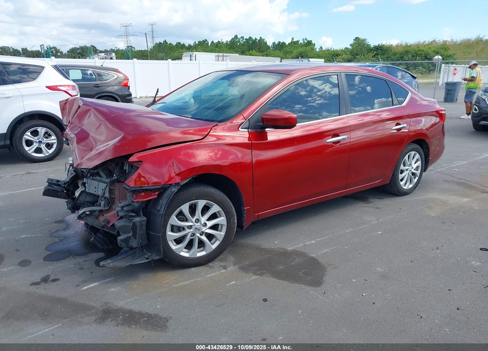 2019 NISSAN SENTRA SV VIN: 3N1AB7AP6KY396627