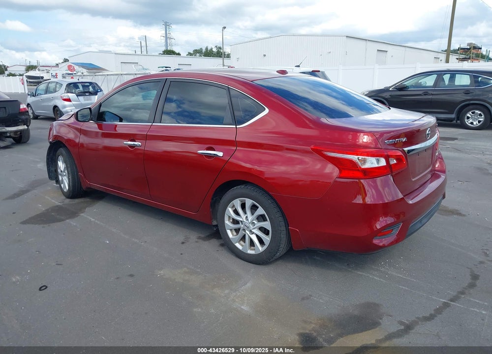 2019 NISSAN SENTRA SV VIN: 3N1AB7AP6KY396627