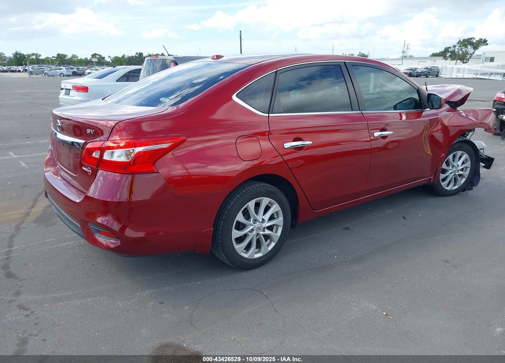 2019 NISSAN SENTRA SV VIN: 3N1AB7AP6KY396627